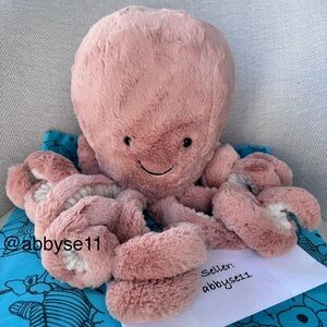 Jellycat Large Odell Octopus Plush Toy NWT Authentic With Dust Bag OD2OC 🐙